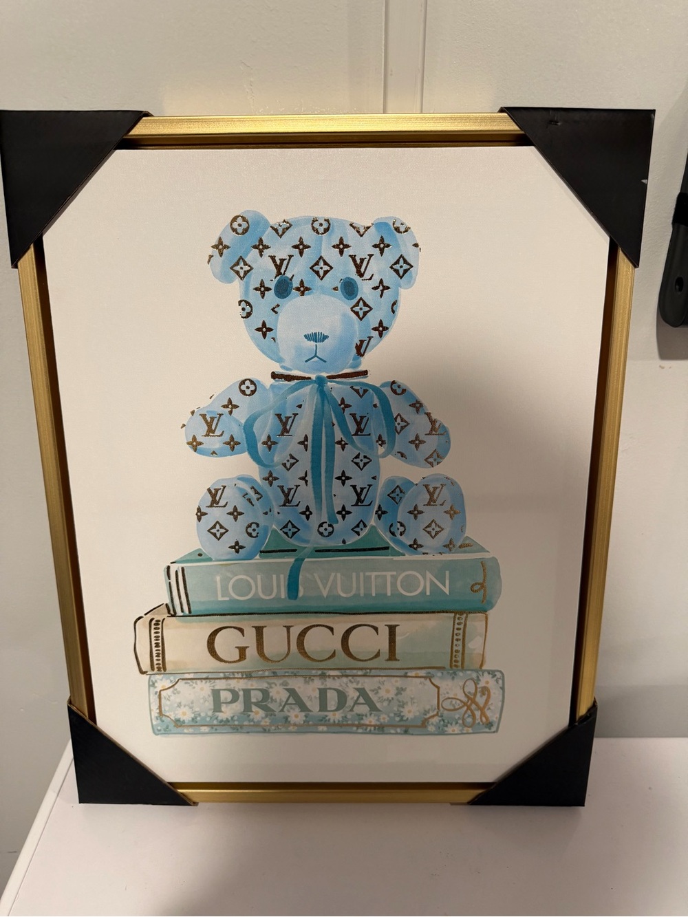 Luxury Style Bear Framed Artwork